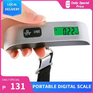 50KG Portable Scale Electronic Digital Luggage Scale for Travel Weighing Hanging Scales 110LB