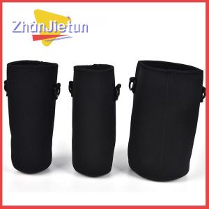 zhanjietun 1X Neoprene chai nước tàu sân bay cách điện cup Bìa Bag chủ Pouch với dây đeo
