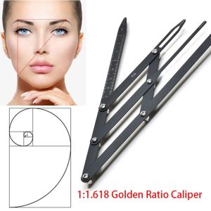 Tattoo Stainless Steel Golden Ratio 1:1.618 Eyebrow Golden Ratio Caliper Stencil Ruler Tattoo Supplies
