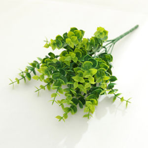 Combo 5 cành lá bạch đàn VI006 trang trí thực vật nền tường với cỏ Lá dương xỉ Ba tư cây xanh (cành lá nhựa)