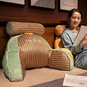 Summer Mat Pillow Bedside Pillow Cushion Large Backrest Cushion Soft Bag Bed Reading Artifact Soft Leaning Dormitory Students