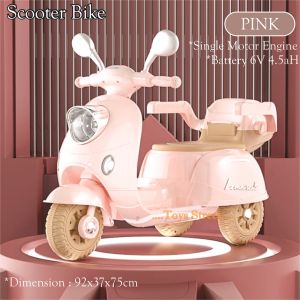 MAINAN JALAN KANAK-KANAK BATERI DIKENDALIKAN PERJALANAN ELEKTRIK PADA MICKEY 3 RODA MOTOSIKAL RIDE ON MOTORBIKE MOTOR BIKE