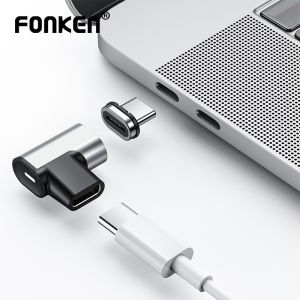 FONKEN Bộ Chuyển Đổi Từ Tính 24 Chân Type-C Bộ Chia USB 4K HD Bộ Chuyển Đổi Đồng Bộ Dữ Liệu 10Gbs USB C 3.1 PD 100W Sạc Nhanh Dành Cho MacBook Huawei