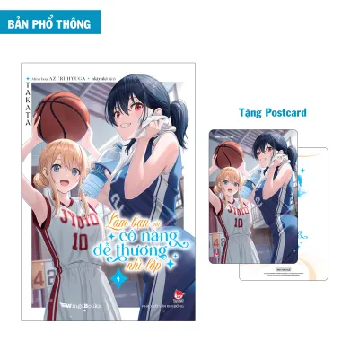 Sách Làm bạn với cô nàng dễ thương nhì lớp - Tập 4 - Light Novel - Bản phổ thông và giới hạn - NXB Kim Đồng