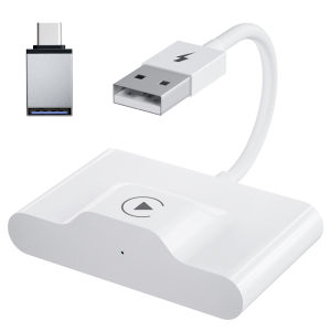 FEINODI Wireless CarPlay Adapter converts wired CarPlay to wireless fits all factory wired CarPlay cars starting in 2026 COD