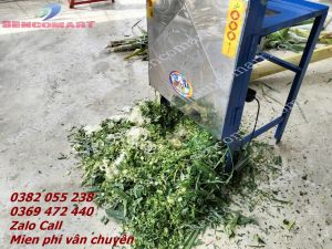Máy băm cỏ chuối rau... động cơ 2 ngựa lõi đồng