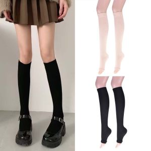 Compression Socks Thigh High Pressure Open Toe Anti Varicose Vein Stockings for Men Women Large Size