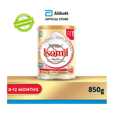 Isomil ® Stage 1 Soy Growing-Up Formula 850G (0-12 months)
