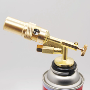 Khò gas mini chất liệu đồng nguyên khối tự động đánh lửa đầu khò gas loại mới nhiệt độ 1300 độ có thể làm đầu hàn