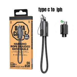 New Tech 20000mAh Power Bank 22.5W Super Mini Fast Charging PD2.0 PD3.0 PPS QC2.0 QC3.0 AFC FCP SCP USB 2-Port Aluminum Alloy with Lanyard Built-in Type C to Type C Cable LED Digital Display