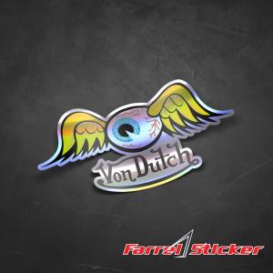 Stiker Von Dutch Sticker Logo Vondutch eye wings