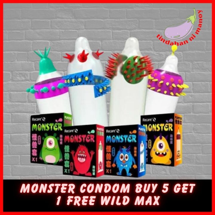 Tindahan Ni Manoy Yoji Monster Spike Condom For Men Flexible and elastic fit to all sizes 6 different designs ultra thin