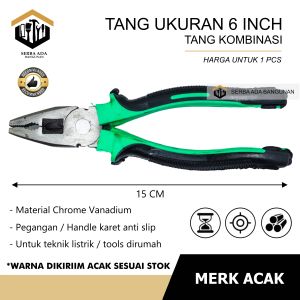 Tang kombinasi 6- 7- 8  PRESS / Combination pliers / alat jepit cabut fiber