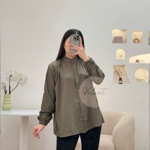 Sella Blouse Long Sleeve Wanita / Atasan Tunik Lengan Panjang Wanita / Kemeja Tunik Wanita 01191