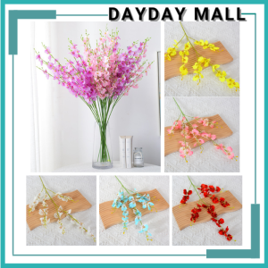Bunga Anggrek Latex Premium Orchid Flower Hiasan Dekorasi Palsu Artificial Daun Plastik Buatan per 1pcs BG30