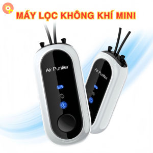 Máy Lọc Không Khí Đeo Cổ Ion Âm Air - Làm Sạch Bụi Mịn Bảo Vệ Hô Hấp Sạc Type-C Nhanh Pin Dùng Lâu