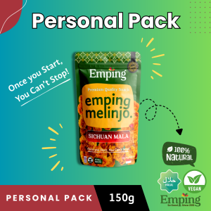 Emping Melinjo Chips (Szechuan Mala) by Emping So Good | Emping Belinjo Chip Indonesian Snack
