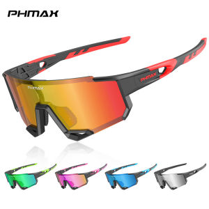 PHMAX Cycling Sports Polarized Sunglasses Ultra Light Outdoor Sports With UV400 Mountain Road Bike Sunglasses Cycling Eyepieces Fishing Hiking Climbing Sunglasses For Men and Women Eyewear