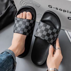 Men Multi Purpose Walking Slippers Simple Style Home Living Outdoor Street Use