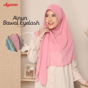 AYUNAR Ainun Bawal Eyelash Cotton Voile Bidang 48 inch