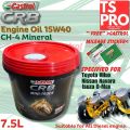 Toyota Hilux Nissan Navara Isuzu D-Max Castrol Genuine Engine Oil 15W40 CH-4 Mineral 7.5L Diesel mileage 5K. 