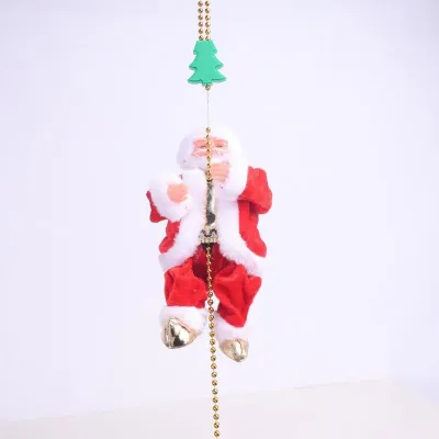 Christmas 12-inch Santa Figure Standing Santa Doll Window Decorations Christmas Decorations Christmas Birthday Gifts