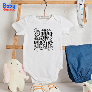 Baby Onesies PH Easter Baby Clothes Jesus 0-12 months Newborn Baby Boy Girl Cotton Statement Onesie