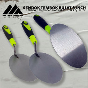 Sendok Tembok Semen Bulat 6" Inci Skop Tanah Super Quality