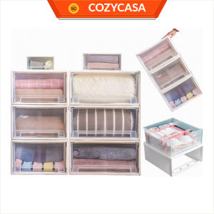 【COZYCASA】Stackable Storage Drawer/Space-Saving Clothes Organizer/PP Wardrobe Storage box
