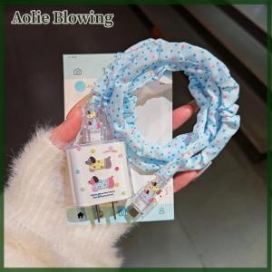 Aolie Cute Animal Puppy Charger Data Cable Winder Protective Cover Kits For IPhone 18W 20W Charger Case Anti-break Wire Bites