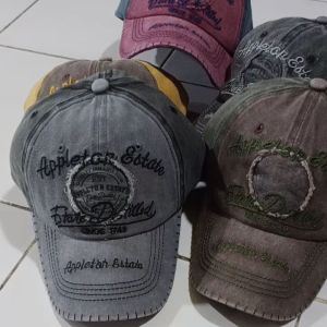 Topi Impor Made in China 100% Cotton Topi Baseball Pria Dewasa Model Korea