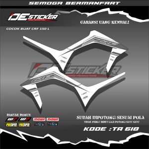 Striping Sticker Variasi Motor Honda CRF 150 L Stiker List (TA618) Semi Full Original