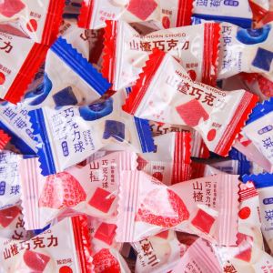 Yogurt Hawthorn Ball Sandwich Chocolate Bean Candy 125g 250g 500g 酸奶山楂球
