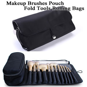 LAOO ผู้หญิง มืออาชีพ ผู้จัดงาน มัลติฟังก์ชั่น การท่องเที่ยว ถุงแป้ง กล่องเครื่องสำอาง เครื่องมือพับกระเป๋าโรลลิ่ง กระเป๋าใส่แปรงเครื่องสำอาง กระเป๋าใส่แปรงแต่งหน้า