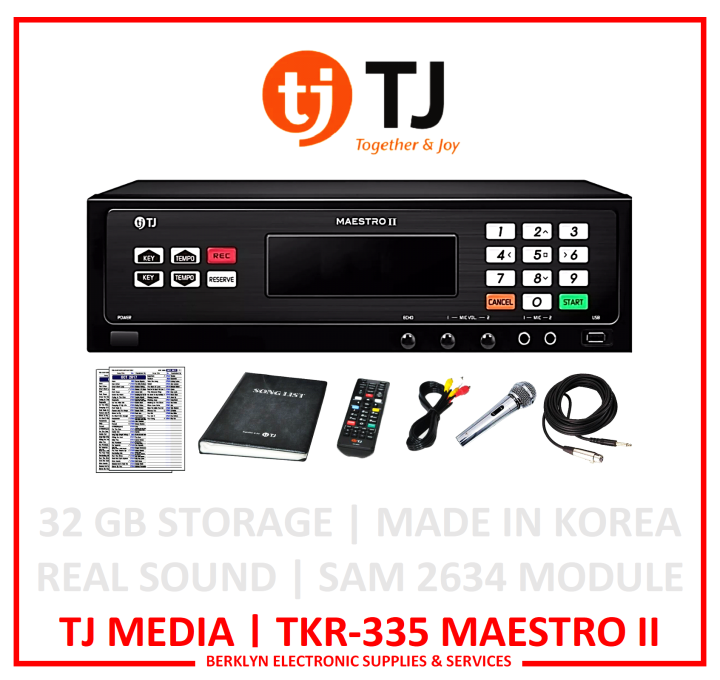 TJ MEDIA TKR335 MAESTRO 2 / PREMIUM KARAOKE PLAYER / 32GB STORAGE