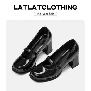 [ Bản nâng cấp ] Giày Mary Jane đế cao 6.5cm phiên bản nâng cấp chất xịn form cứng cáp chắc chắn - latlatclothing - Lạt Lạt Clothing - C61