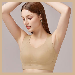 【OFFICIAL】VEIMIA Lightweight Shaping Backless Bra Makes Large Breasts Appear Smaller Full Cup Anti-sagging Bra Plus Size Thin Bra Supports Side Breast Tissue One Piece Breast Minimizer Bra For Daily Working & Sleeping