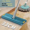 Cây lau nhà tự vắt thông minh, Chổi lau nhà tự vắt xoay 360 độ linh hoạt, bộ lau sàn nhà đa năng với bàn chổi lớn, giặt siêu sạch, siêu thấm hút phù hợp với tất cả các loại sàn nhà - Bảo hành 12 tháng. 