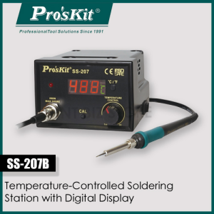 ProsKit SS-207B Digital Display Temperature Controlled Soldering Station 220V 60W 200~480°C (Proskit)