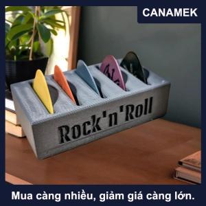 【CANAMEK】 Guitar Picks chủ Box guitar Pick hiển thị chủ guitar Pick lưu trữ Box Set cho guitar người chơi và những người đam mê âm nhạc