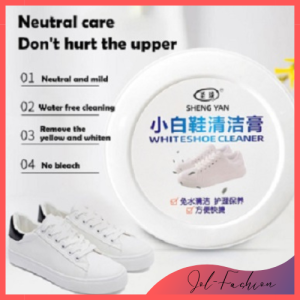 JOL-FASHION WHITE SHOE CLEANER CLEANING CREAM MULTIPURPOSE SPORTS SHOE LEATHER BAGS CLEANER EFFECTIVE DIRT REMOVAL