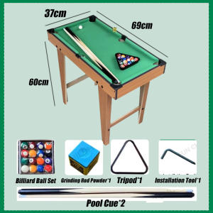 Beige Mini billiard table Wooden Various Sizes with Tall Feet Ideal for Parent-Child Interaction and Skill Development