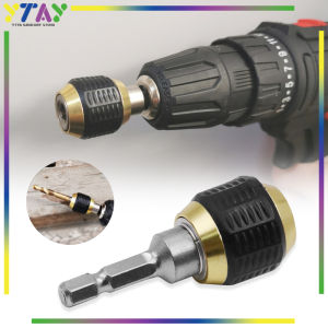 1pc Quick Change Adapter/Adaptor Mata Bor/ Adapter Converter Hex/Batang Bor Heksagonal Kopling Cepat 60mm