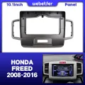 WeBetter 10.1inch 2 Din Car Radio Stereo Dashboard Modification Fascia Frame/Casing/Panel For Honda Freed 2008-2016. 