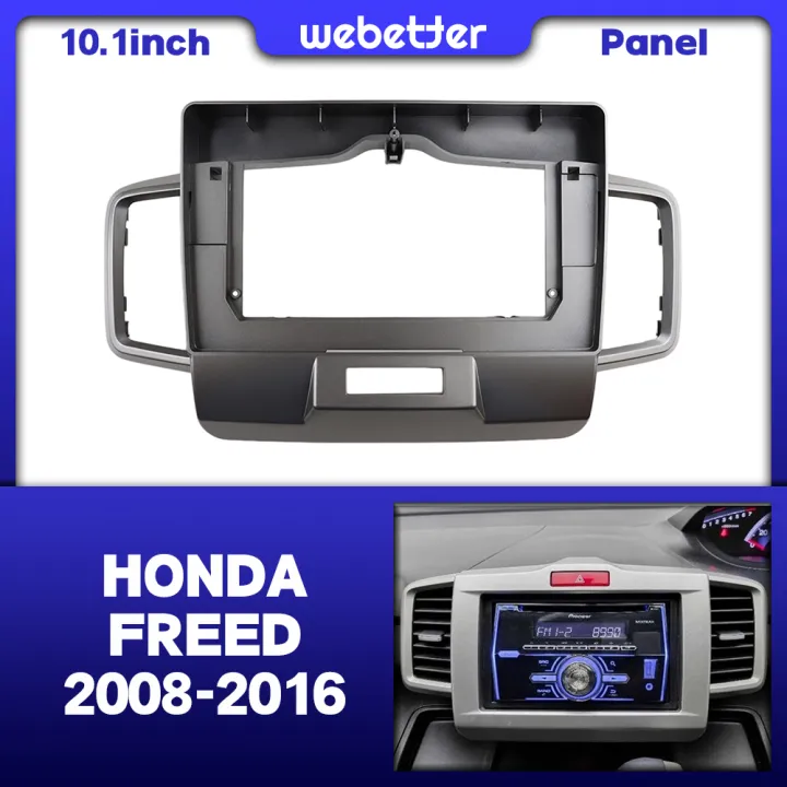 WeBetter 10.1inch 2 Din Car Radio Stereo Dashboard Modification Fascia Frame/Casing/Panel For Honda Freed 2008-2016