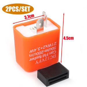 DC12VFY Motorcycle Flasher LED Adjustable Turn Signal Control Relay Flasher Lamp Controller Regulator Moto Modified Accessories