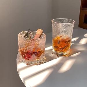 Heavy Whiskey Glass Niche Japanese Crystal Glacier Wine Glasses Vintage Engraved Rock Whisky Tumbler XO Vodka Snifter Beer Mug