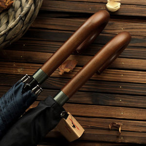 Parachase New Arrival Japanese Brand Long Umbrella 8K Windproof Wooden Handle Large Men Umbrellas Rain Quality Classic Business Big Umbrella Man