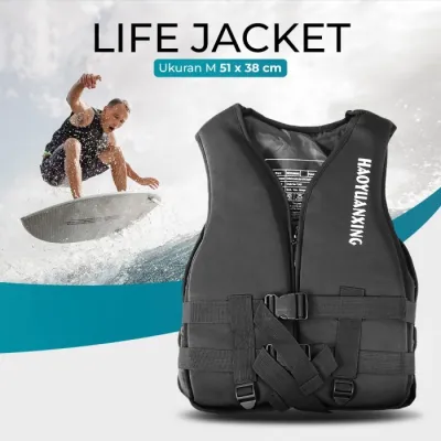 Jaket Pelampung Renang Dewasa Life Jacket Water Sport Vest M - JR-38 HAOYUANXING Safety