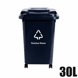 Wheeled trash cans outdoor large trash cans with covers and isolation of large tras 30/50/100/120/240L